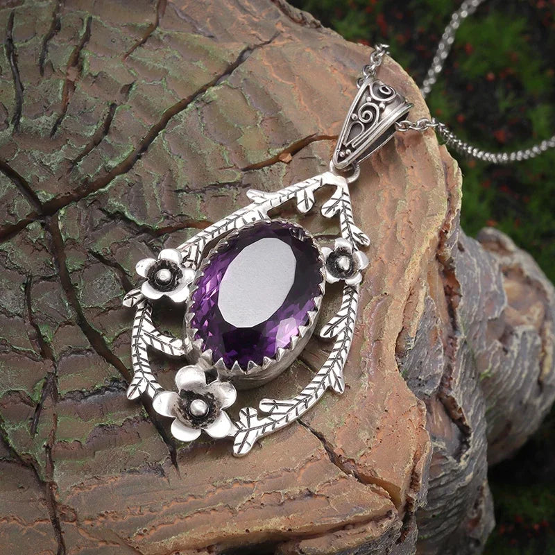 Exquisite Gem-Set Sunflower Necklace Pendant, Charm Jewelry Commemorative Gift