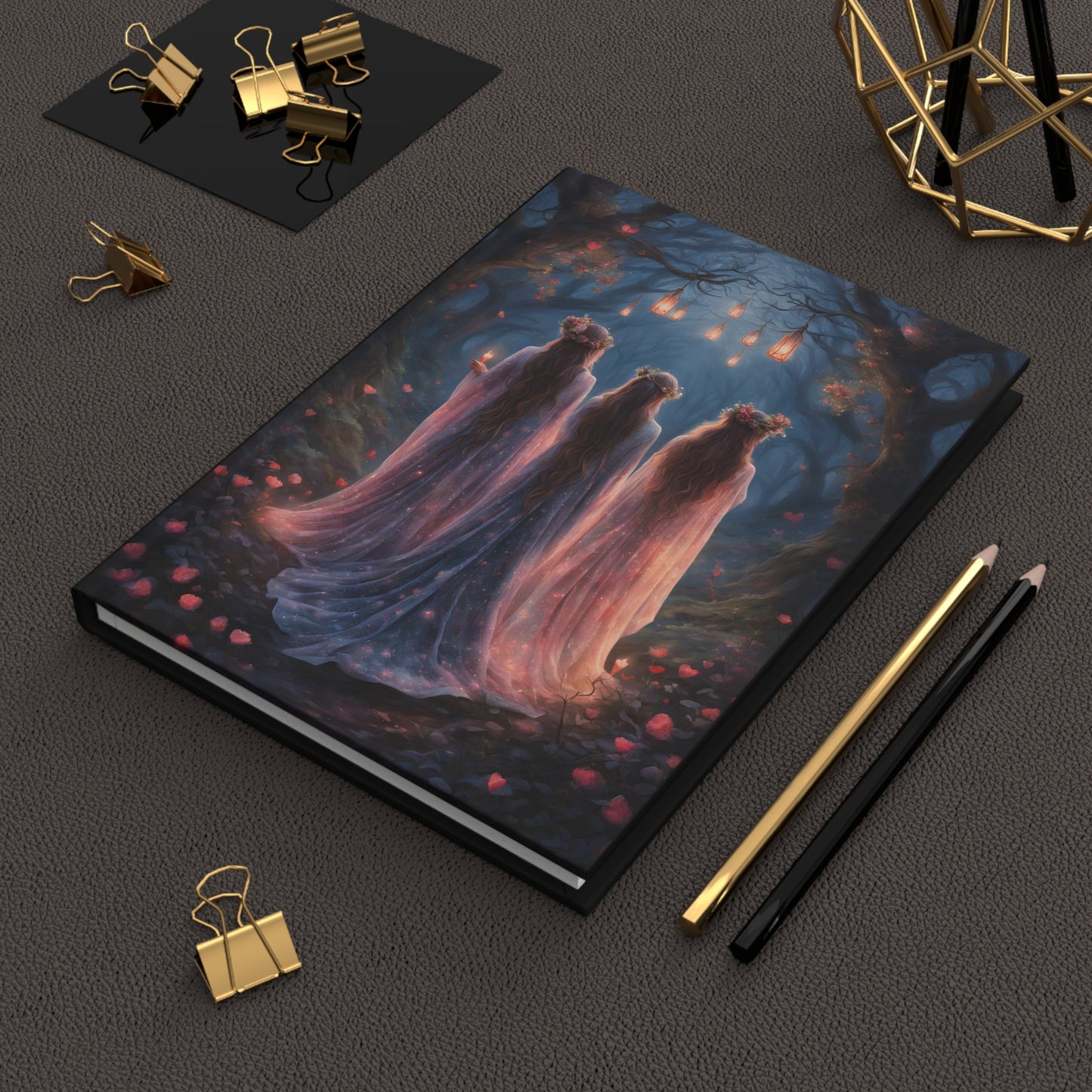 The Three Witches Hardcover Journal Matte, Witchy Journal 