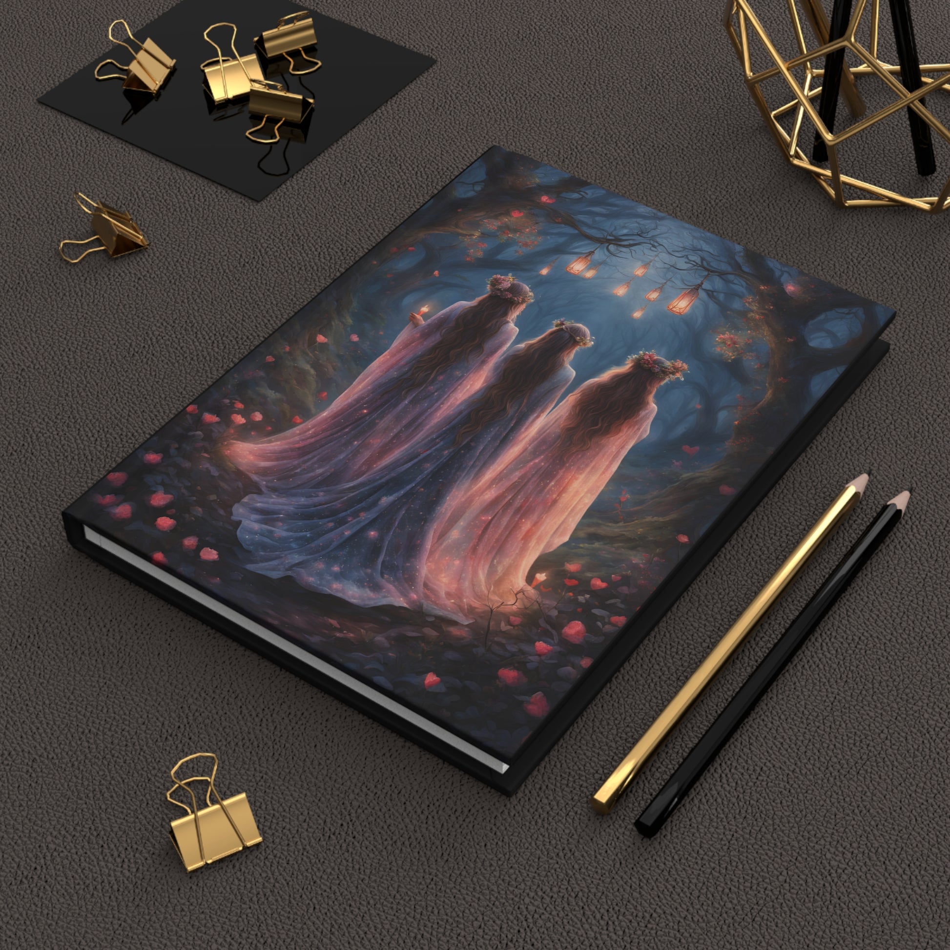 The Three Witches Hardcover Journal Matte, Witchy Journal 