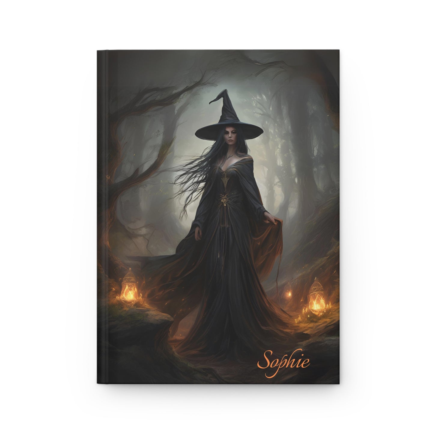 The Witch Hardcover Journal Matte, Witchcore Witch merch