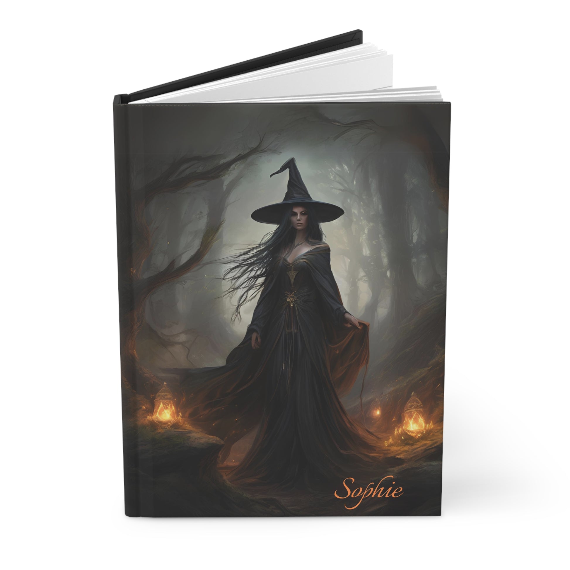 The Witch Hardcover Journal Matte, Witchcore Witch merch