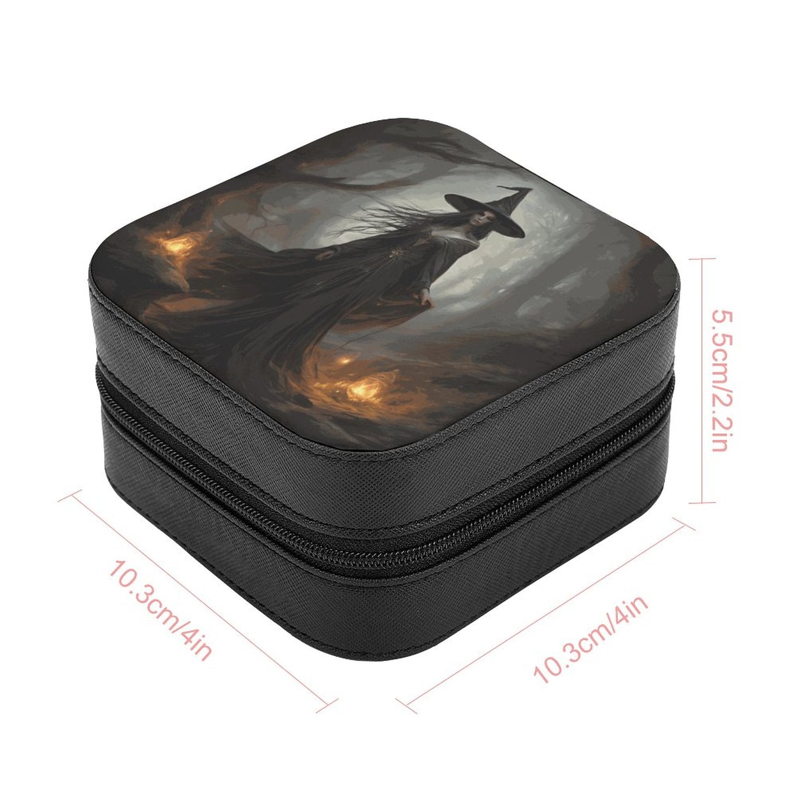 The Witch Portable Stackers Jewellery Box, Whimsical Woodland Witch Decorative Stash box