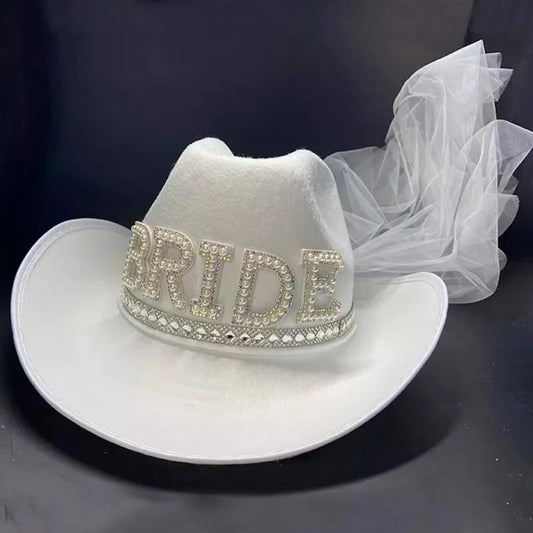 The Witchy Gypsy Bride Cowboy Hat