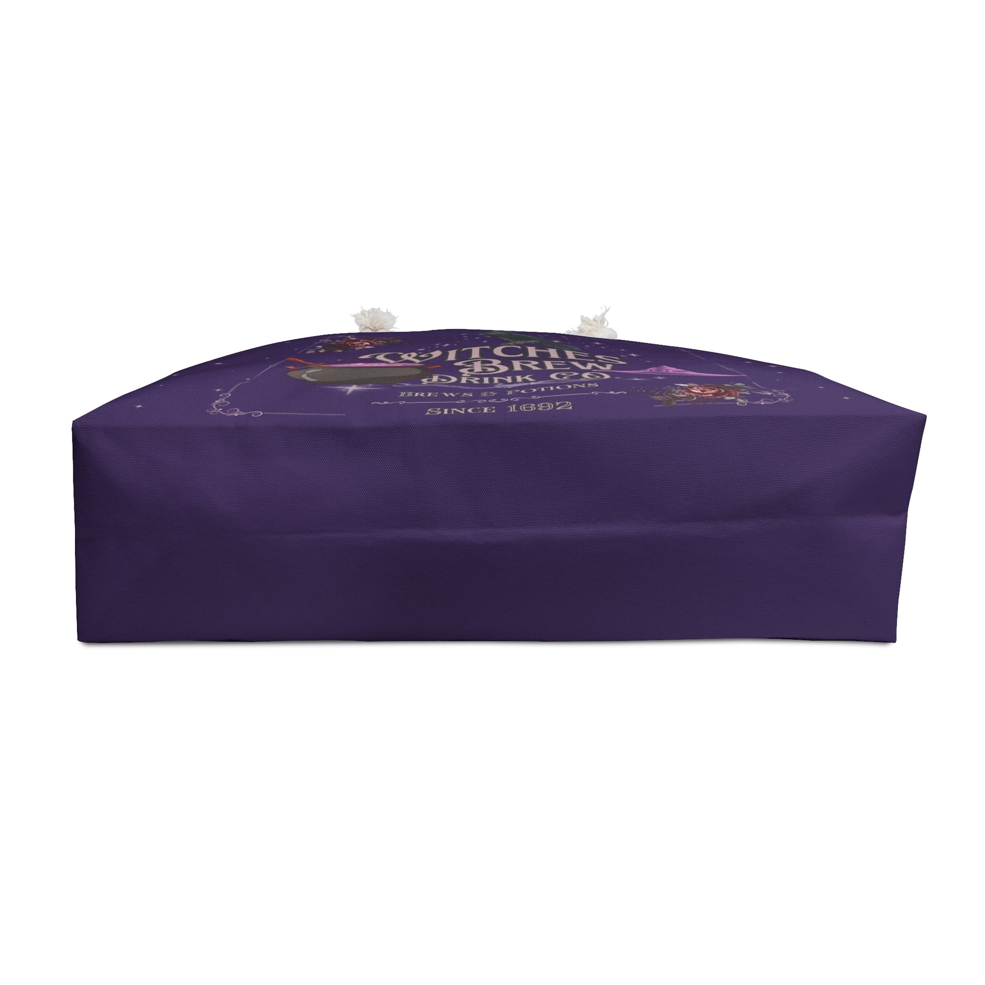 Purple product packaging with brand name on a white background