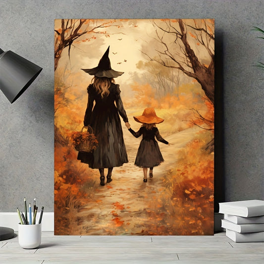 The Witchy Gypsy Halloween Canvas Print