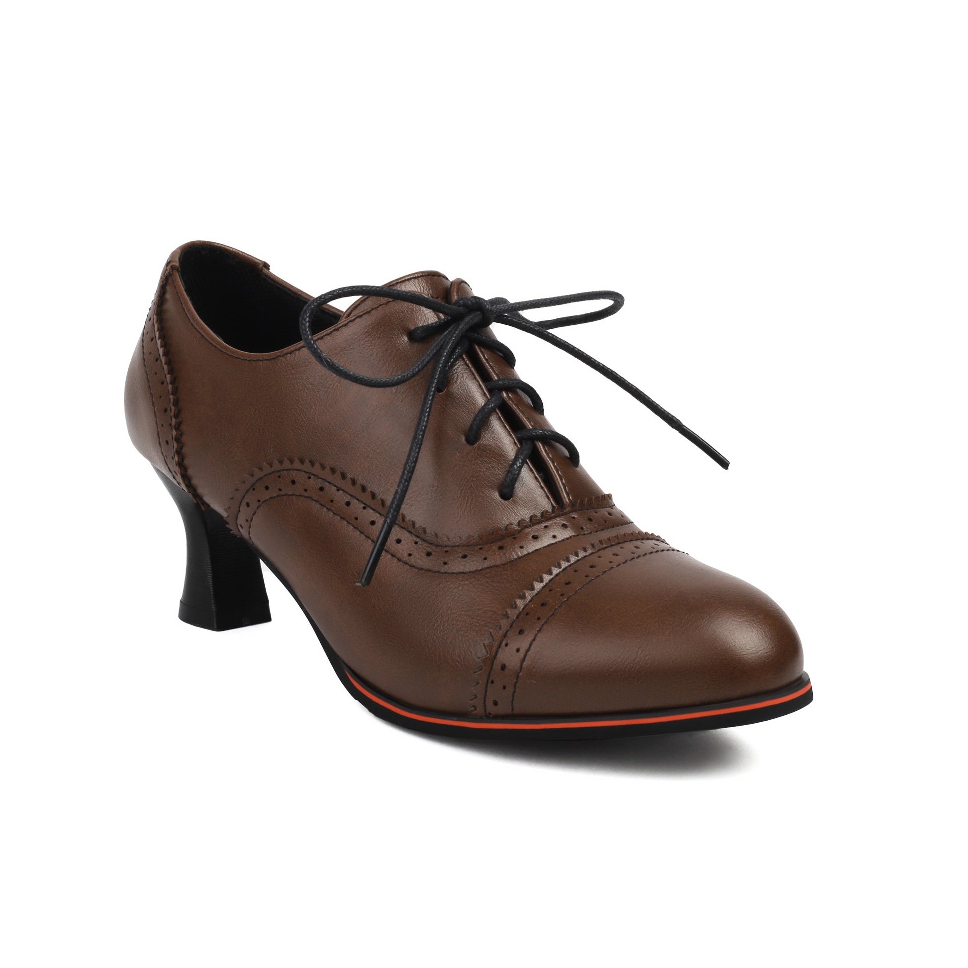 Women's Witchy Solid Color High Heels, Fashionable Lace Up Dress Pumps