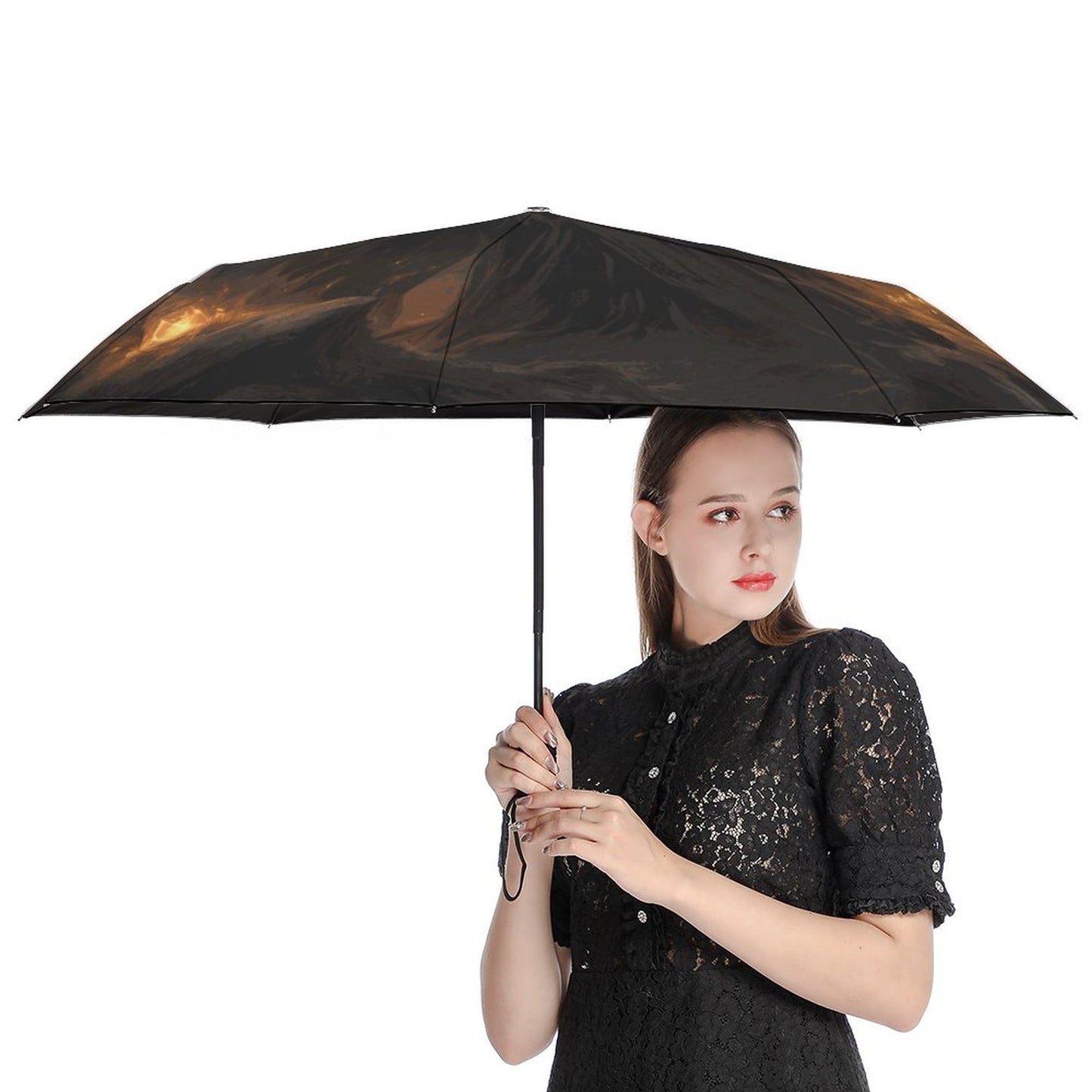 Witch Umbrella with Printed Pattern Outside ZYS03-8K