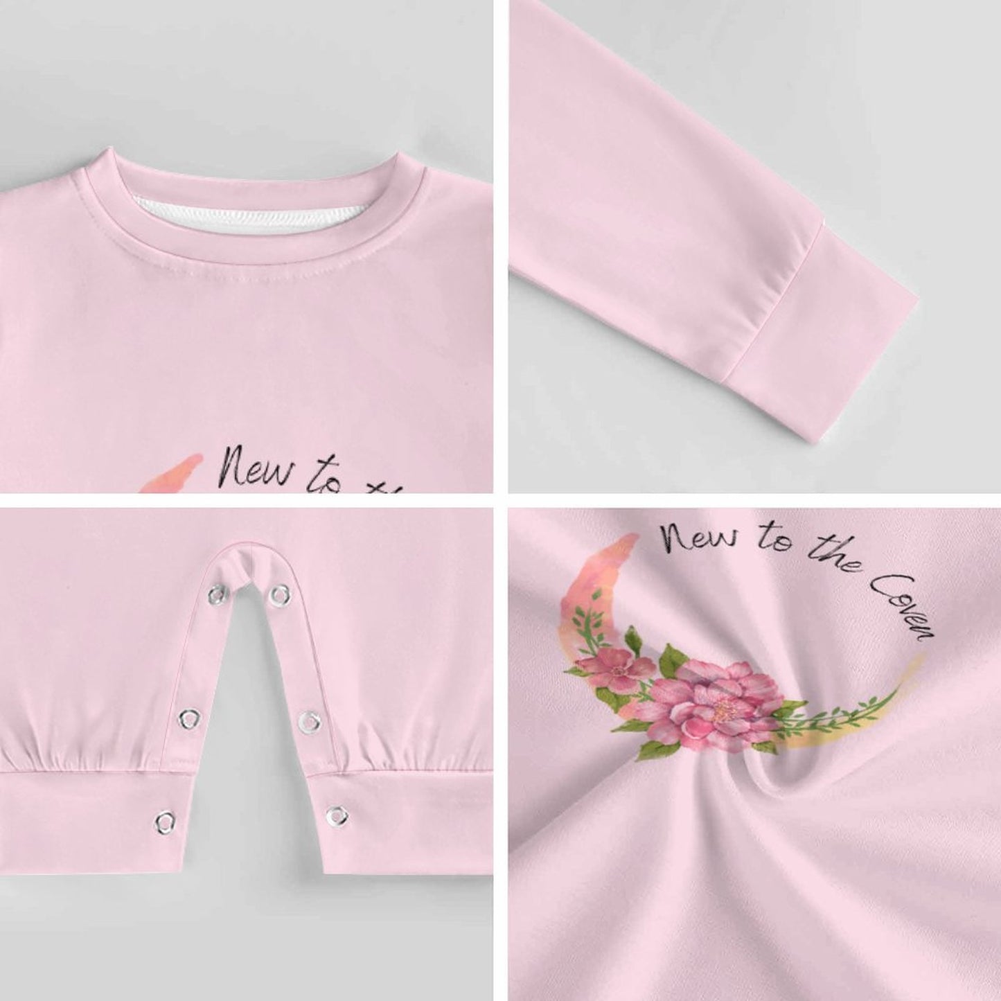 Witchy Baby Bodysuit: New To The Coven, Mystical Baby Clothes