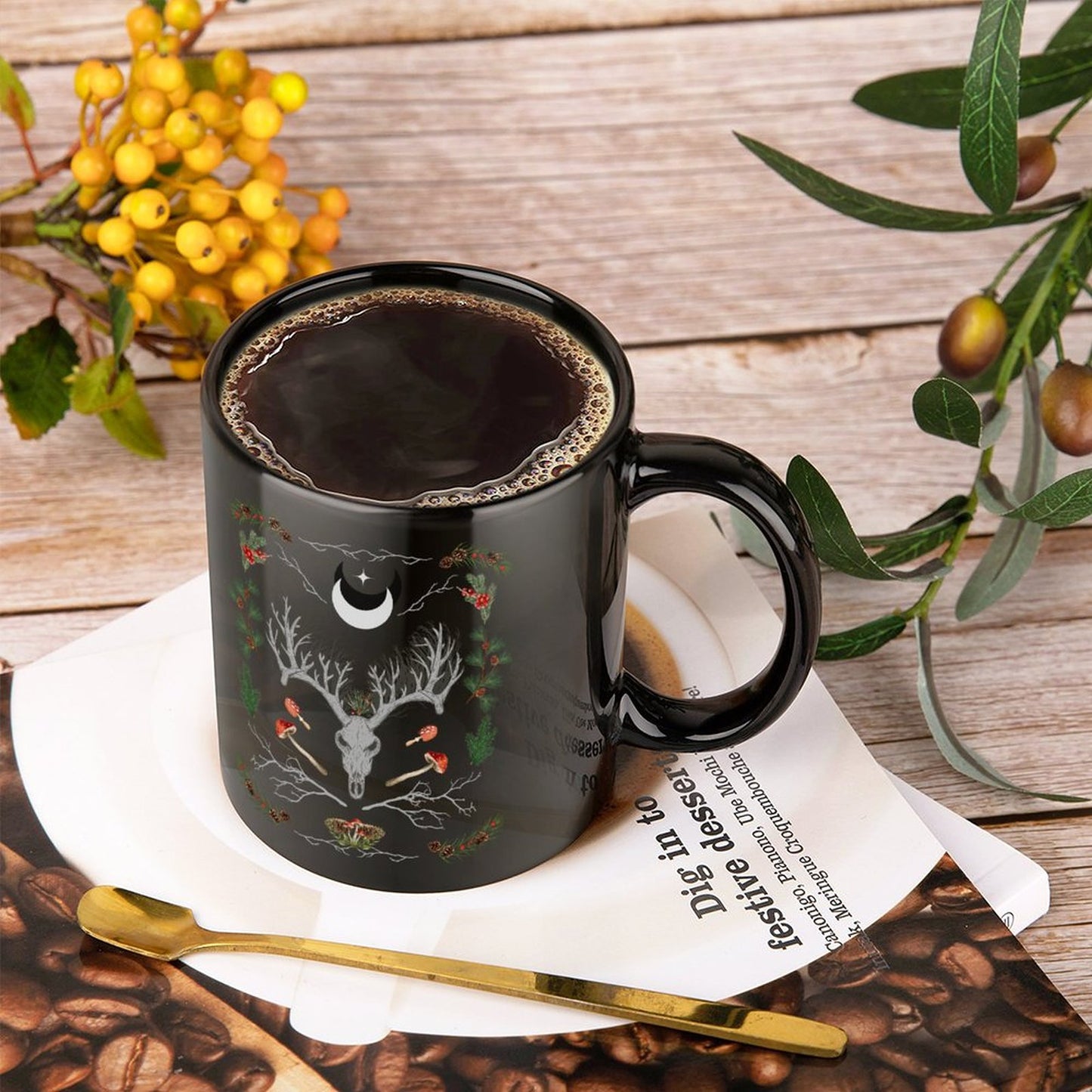 Personalized Photo Coffee Mugs with Identical Patterns