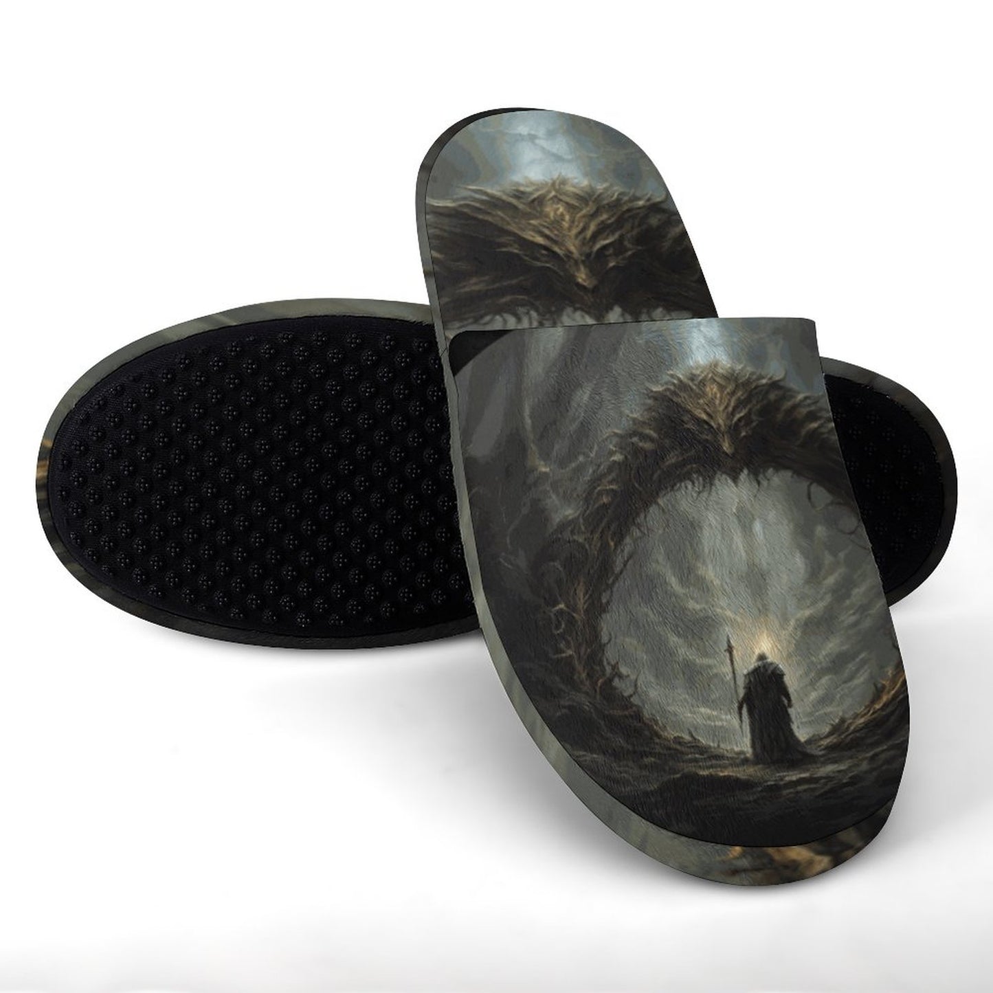 Flannel Men's Cotton Slippers