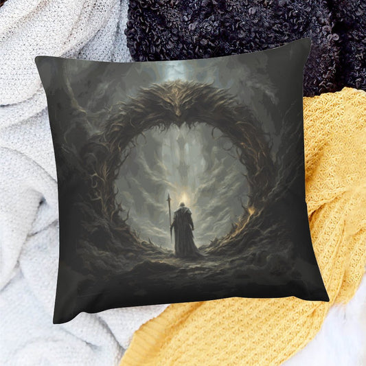 Elden Ring Gamer Plush Throw Pillow Cover: Dark Souls, Dragon Age Merch