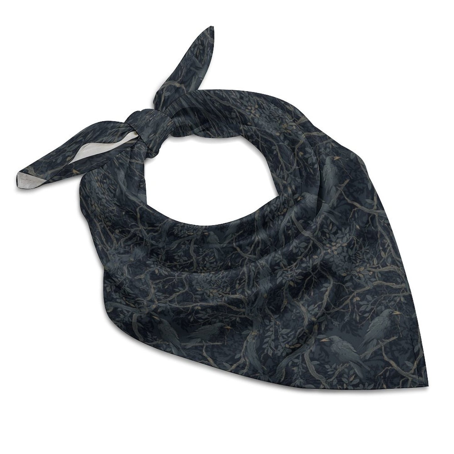 Square Printed Scarves with Skin-friendly Imitated Silk