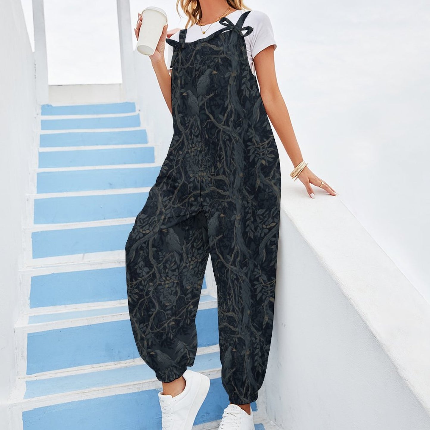 Spaghetti Strap Jumpsuit RP (All-Over Printing)