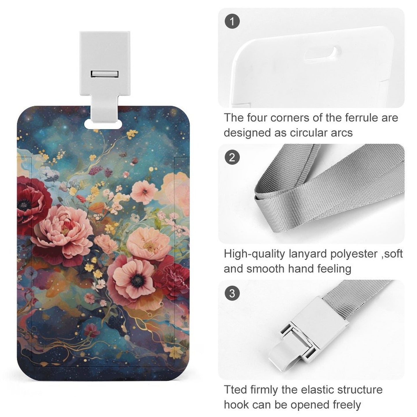 Vertical ID Badge Holder