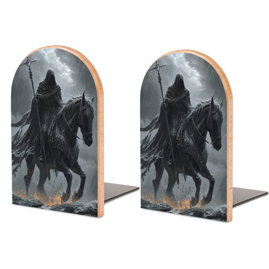 Elden Ring Cloakied Knight Wood Bookends (Set of 2)