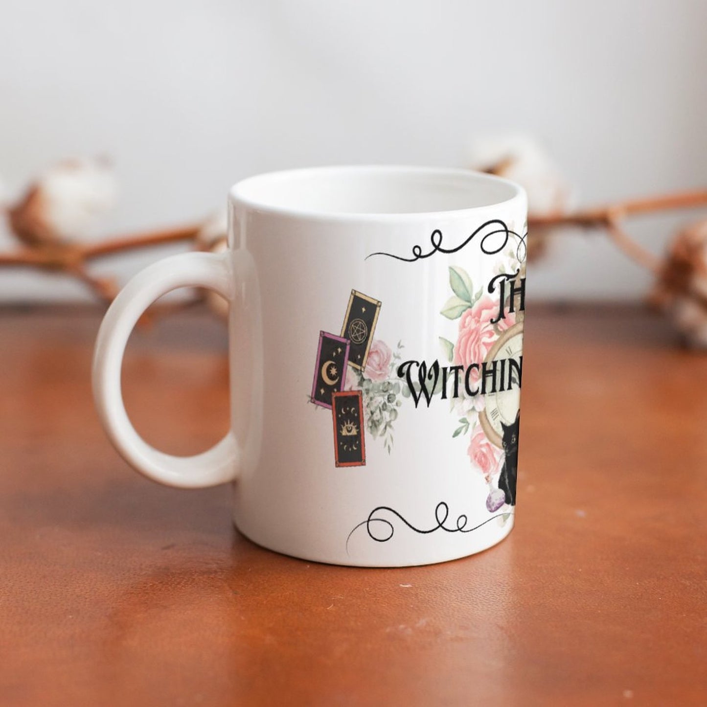 The Witching Hour White Mug (All-Over Printing)