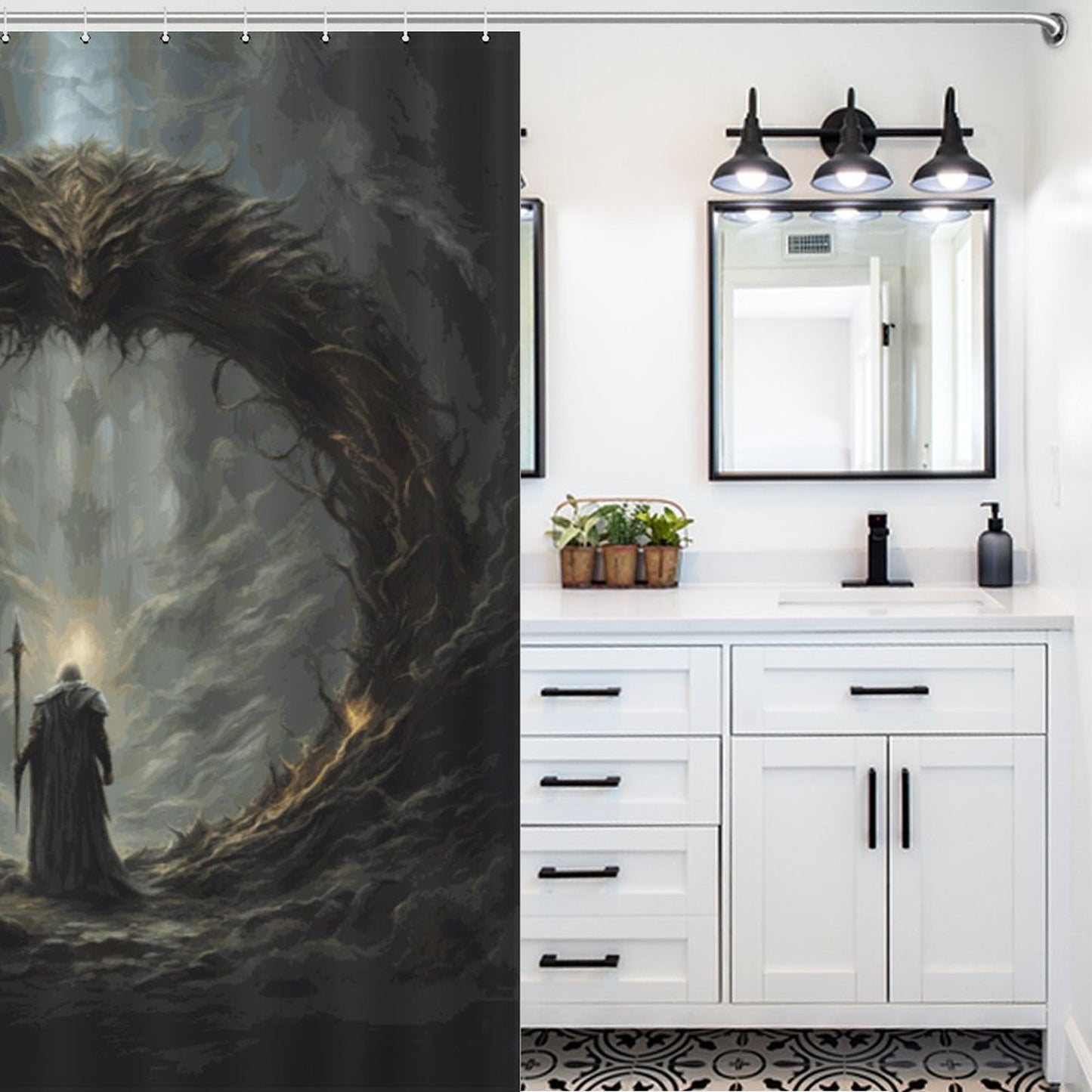 Age of Sigmor Shower Curtain-66x72Inch (168x183cm)