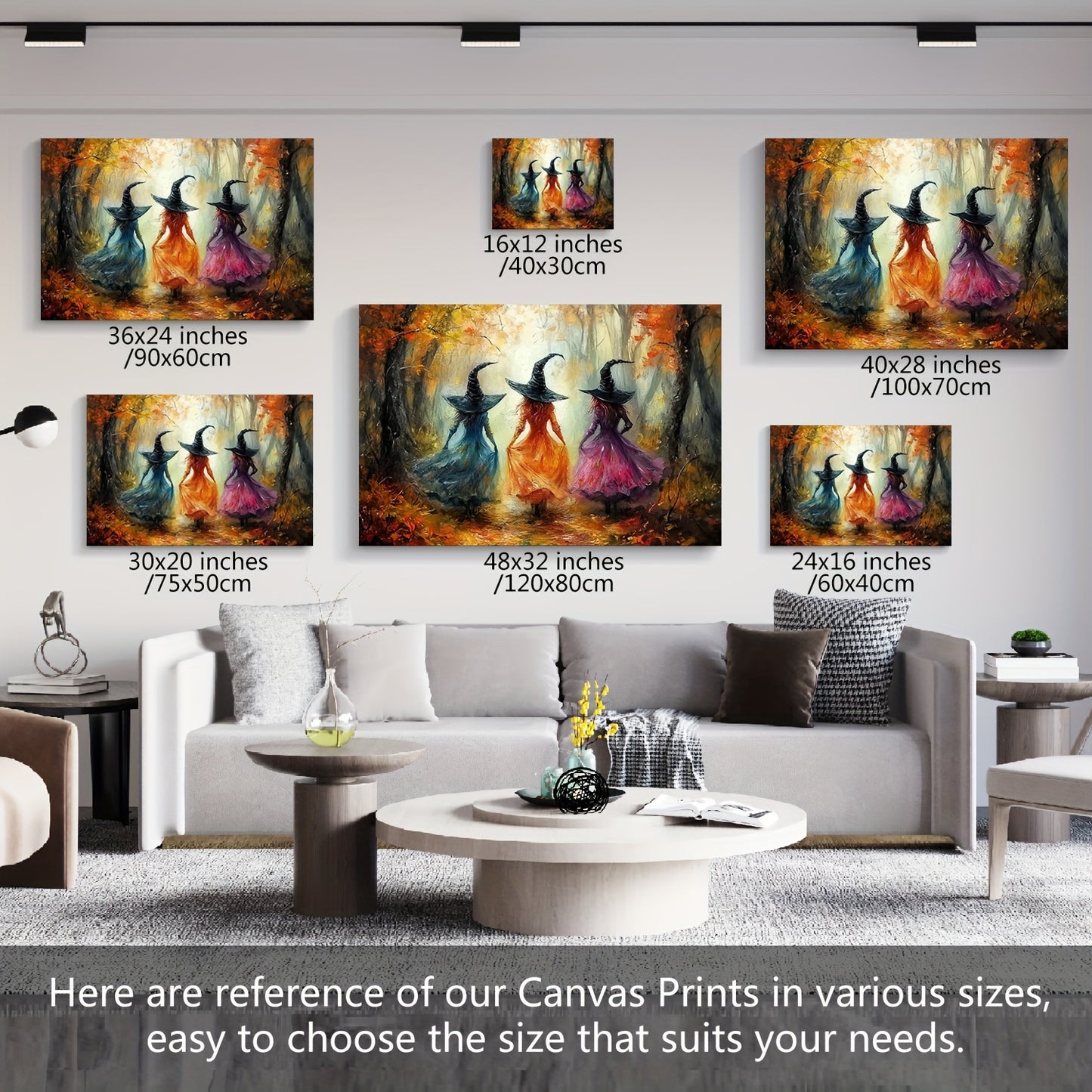 The Witchy Gypsy Three Witches Wall Art