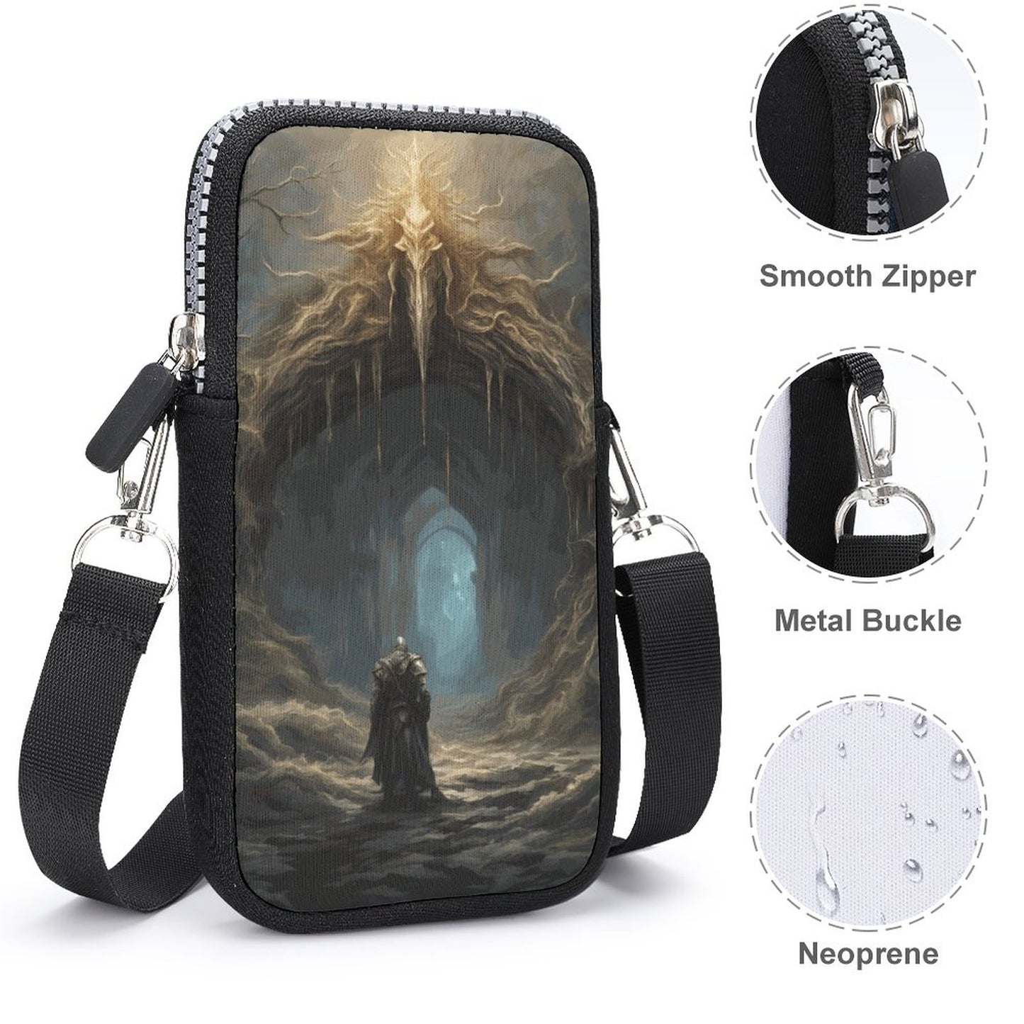 Elden Ring Warrior Cell Phone Crossbody Pouch