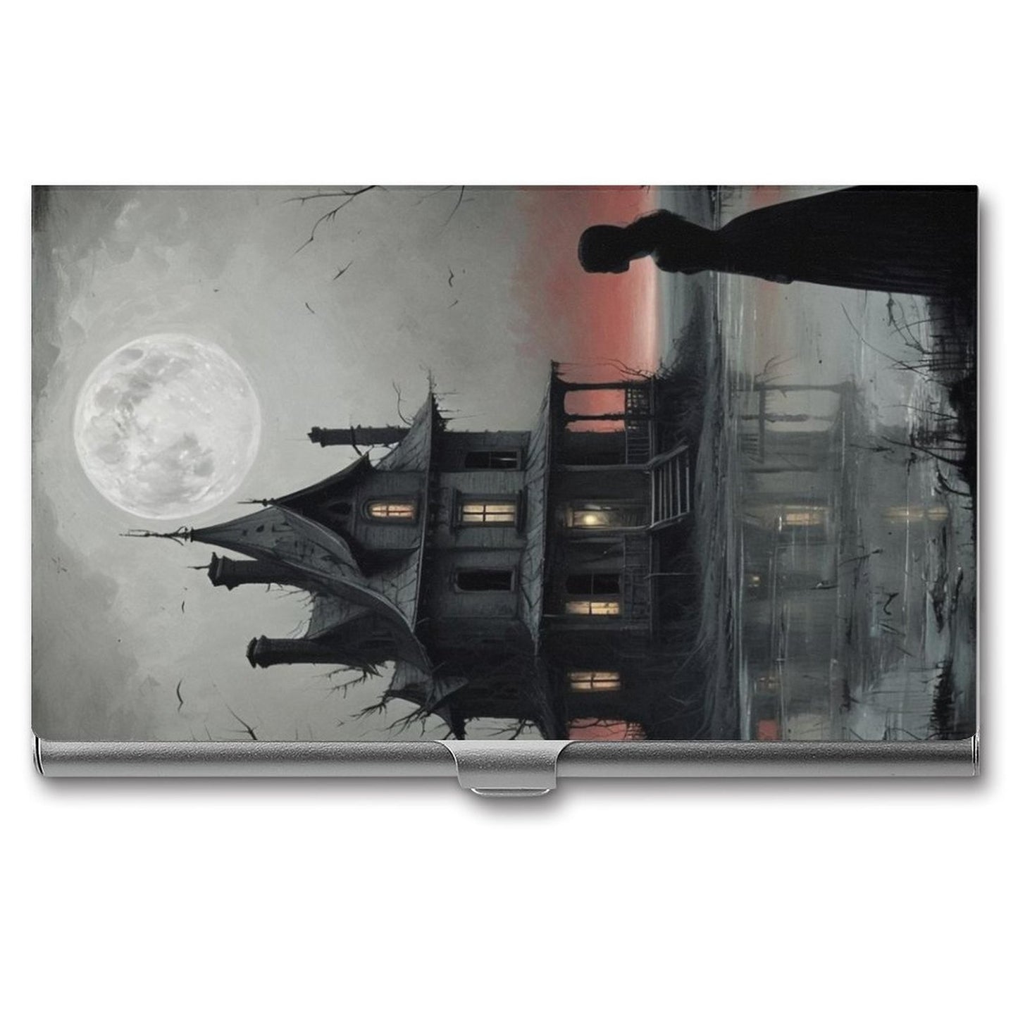 Haunted Night Business Card Holder