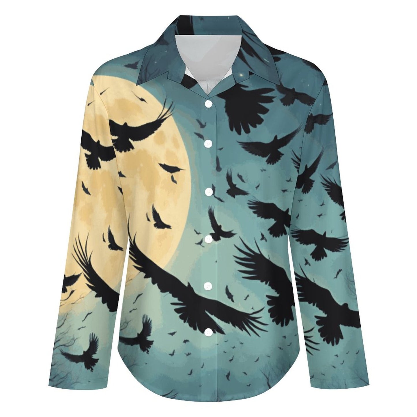 Women's Irregular Shirt B648 (All-Over Printing)