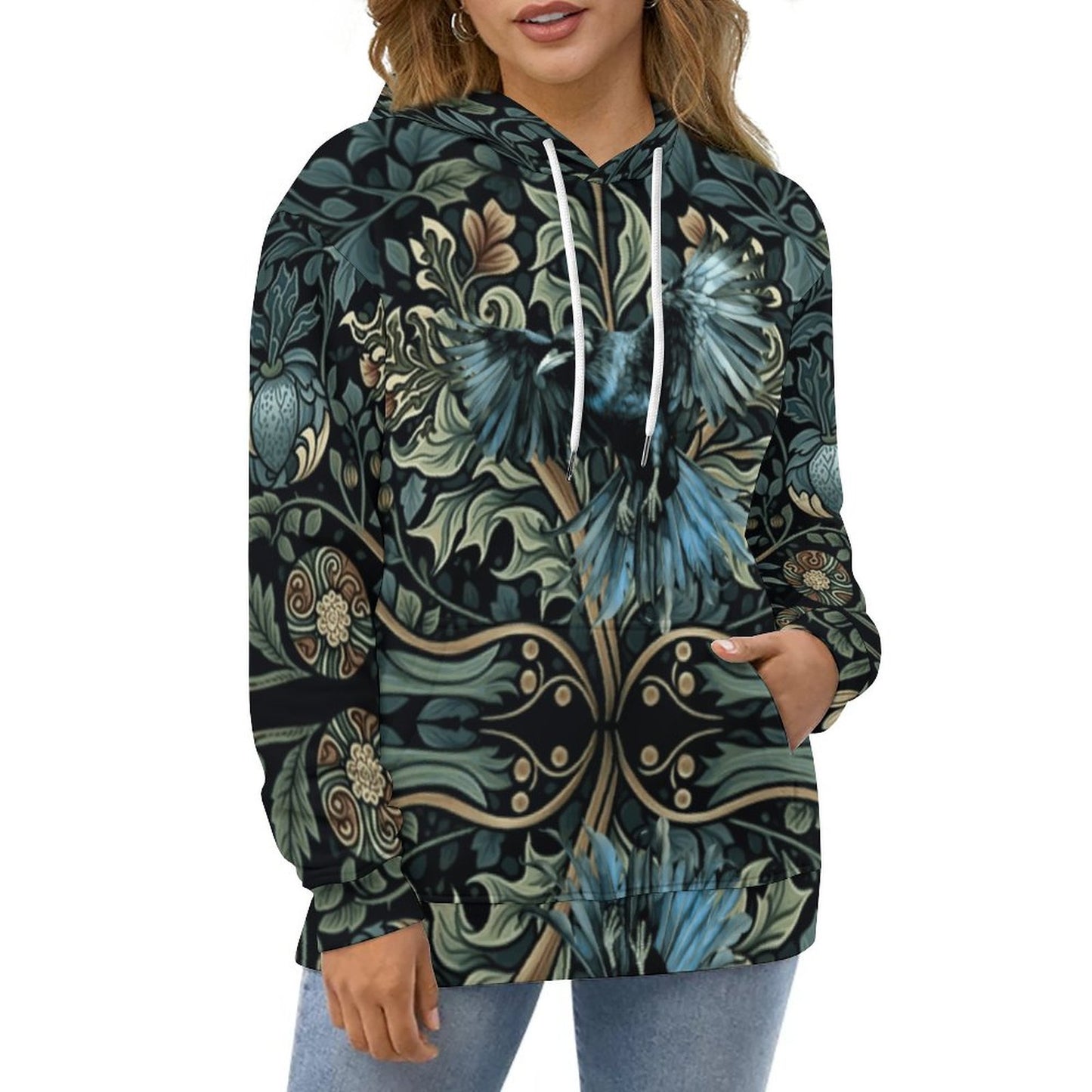 230gsm Hoodie for Women with Double-layer Cap (All-Over Printing)