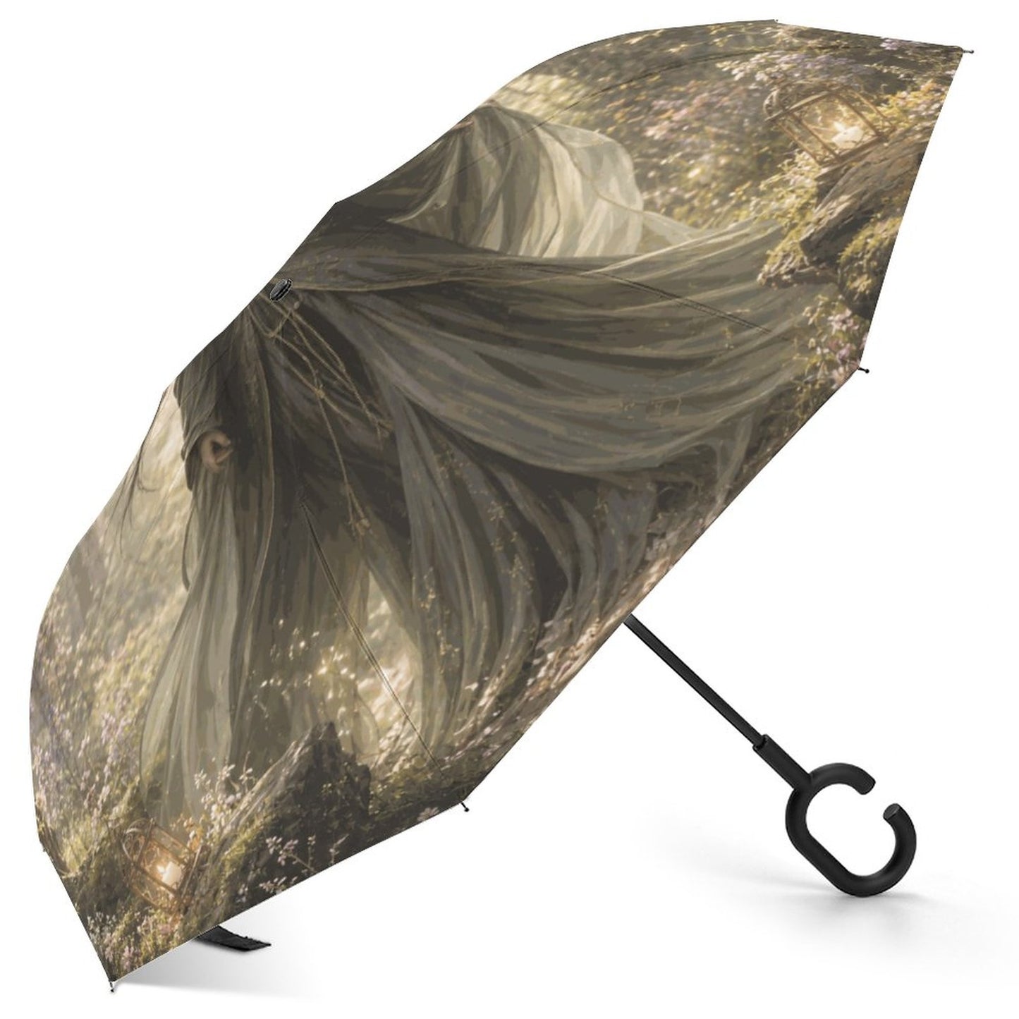 The Witch Springtime Car Reverse Umbrella