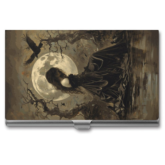 Morrigan Irish Goddess Business Card Holder