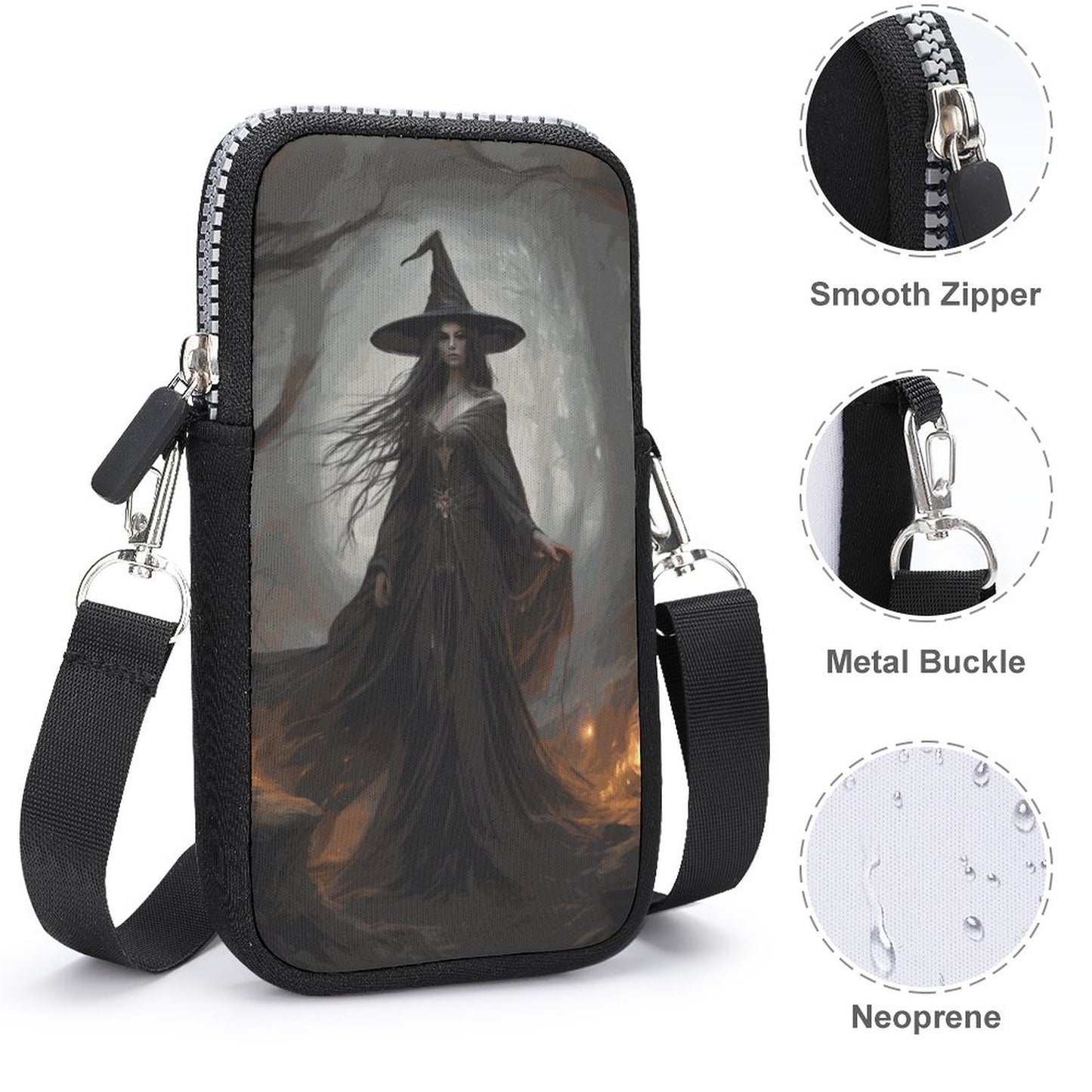 The Witch Cell Phone Crossbody Pouch