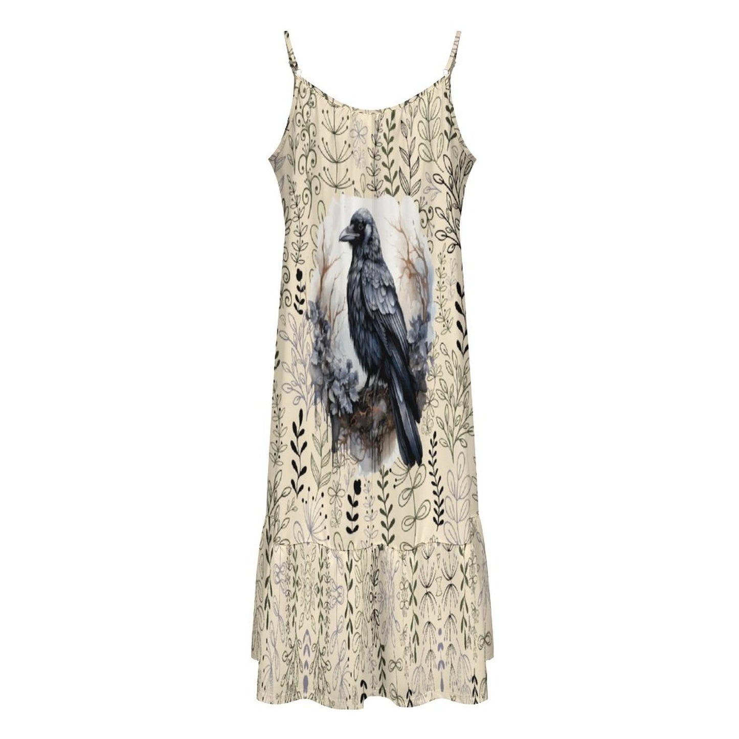 Spaghetti Strap Dress KQ (All-Over Printing)