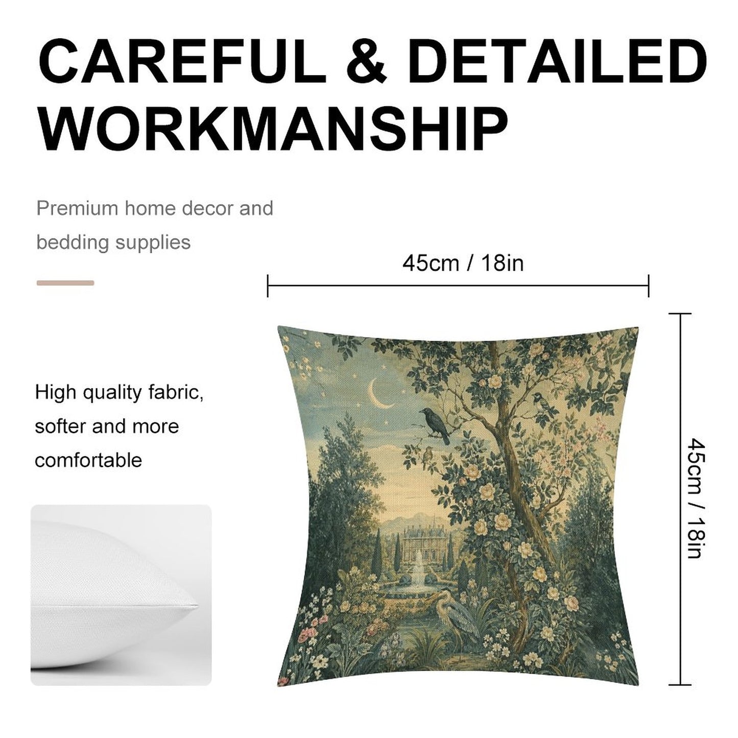 Waterproof Pillow Cover(One-sided Printing)