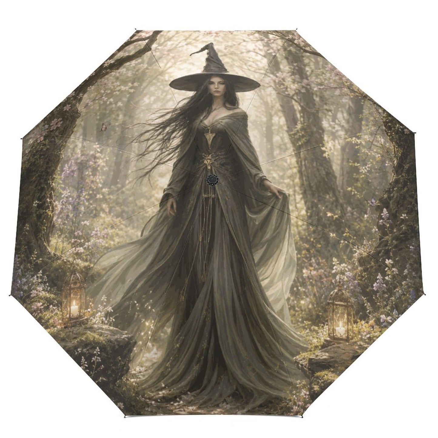The Witch Springtime Car Reverse Umbrella