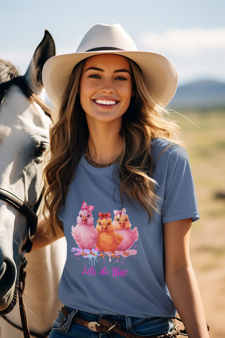 Let's Do this! T-Shirt, Cute & Funny Homestead Chicken Lover Shirt - The Witchy Gypsy