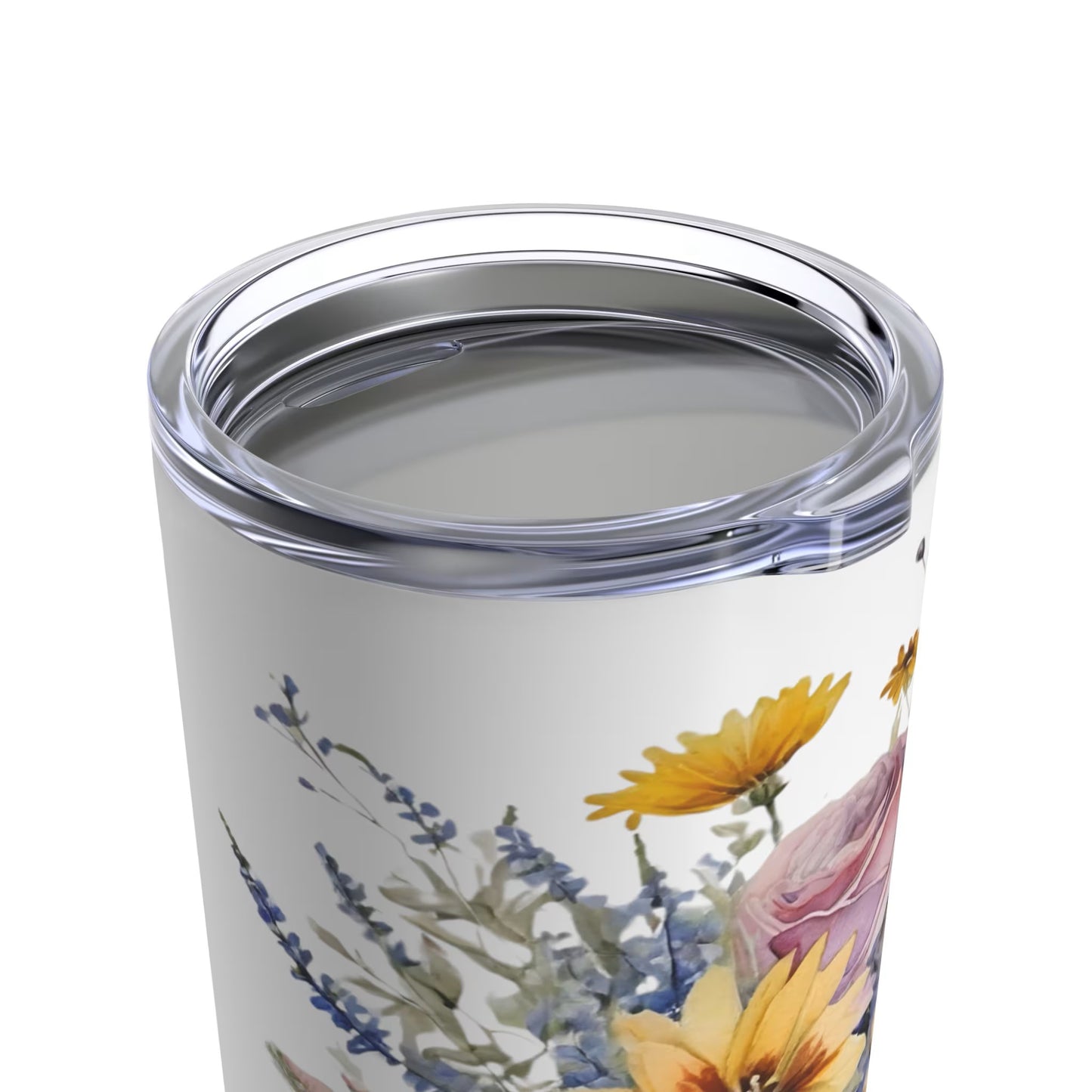 Boho Wildflowers Tumbler 20oz, Hot or Cold Tumbler, Bohemian Tumbler - The Witchy Gypsy
