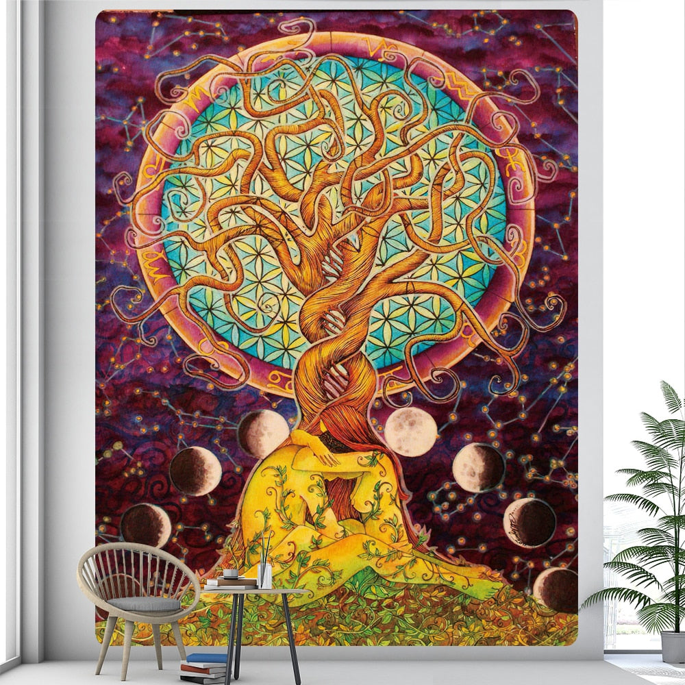 Tree of Life Home Art Tapestry - The Witchy Gypsy