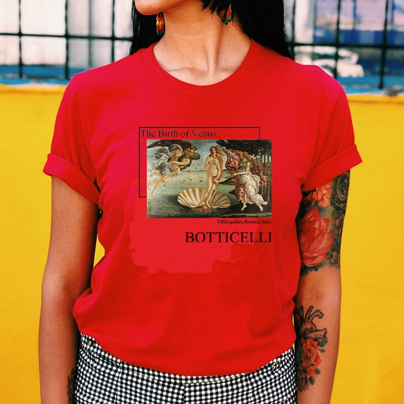 The Birth of Venus Botticelli Tshirt - The Witchy Gypsy