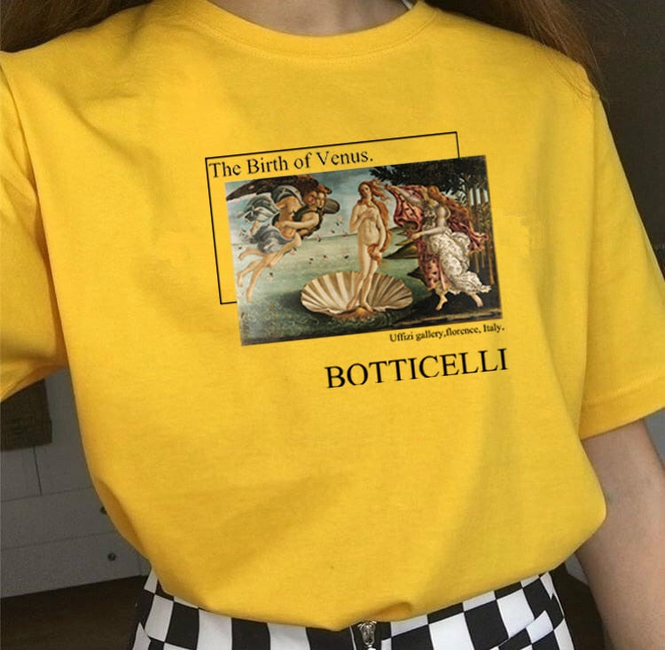 The Birth of Venus Botticelli Tshirt - The Witchy Gypsy