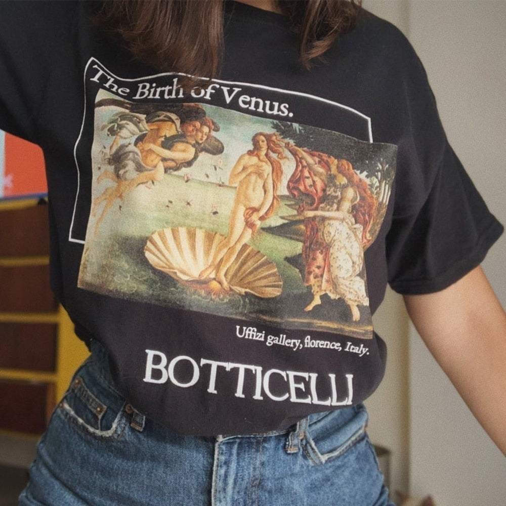 The Birth of Venus Botticelli Tshirt - The Witchy Gypsy