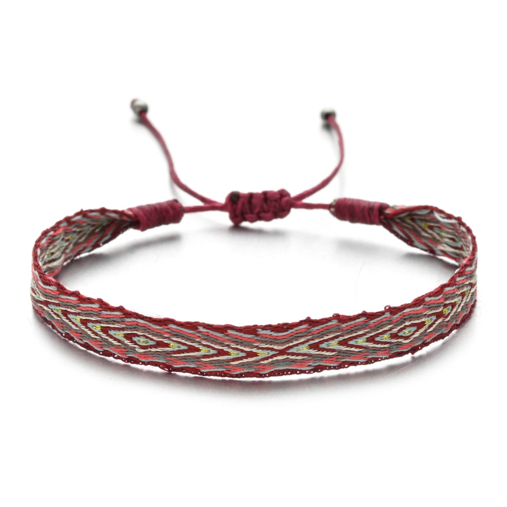 Boho Colorful Woven Rope String Bracelet - The Witchy Gypsy