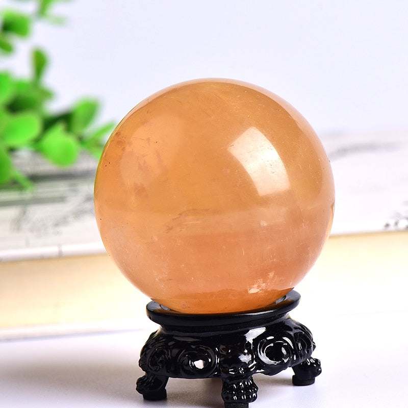 1PC Natural Polished Crystal Stone Ball - The Witchy Gypsy