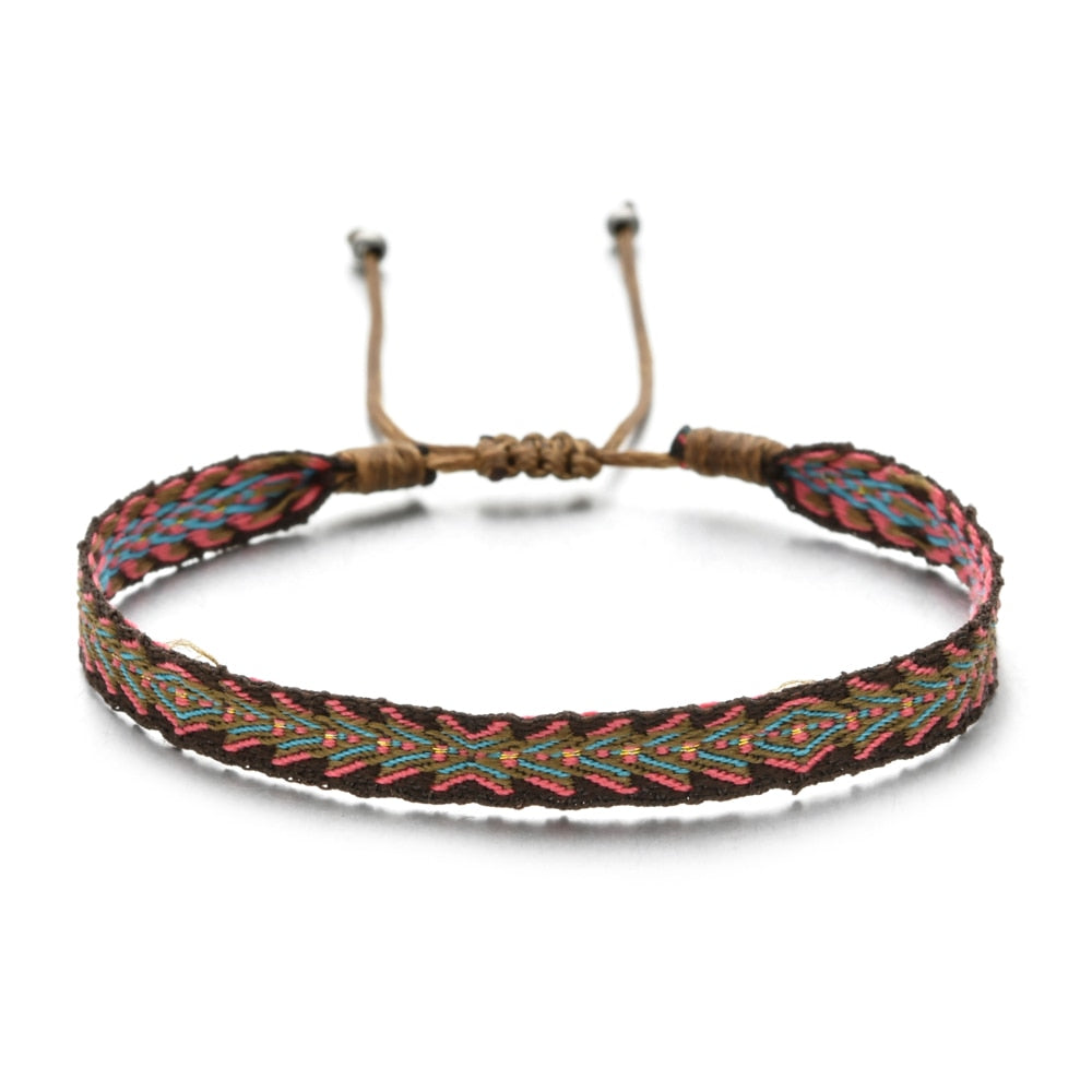 Boho Colorful Woven Rope String Bracelet - The Witchy Gypsy