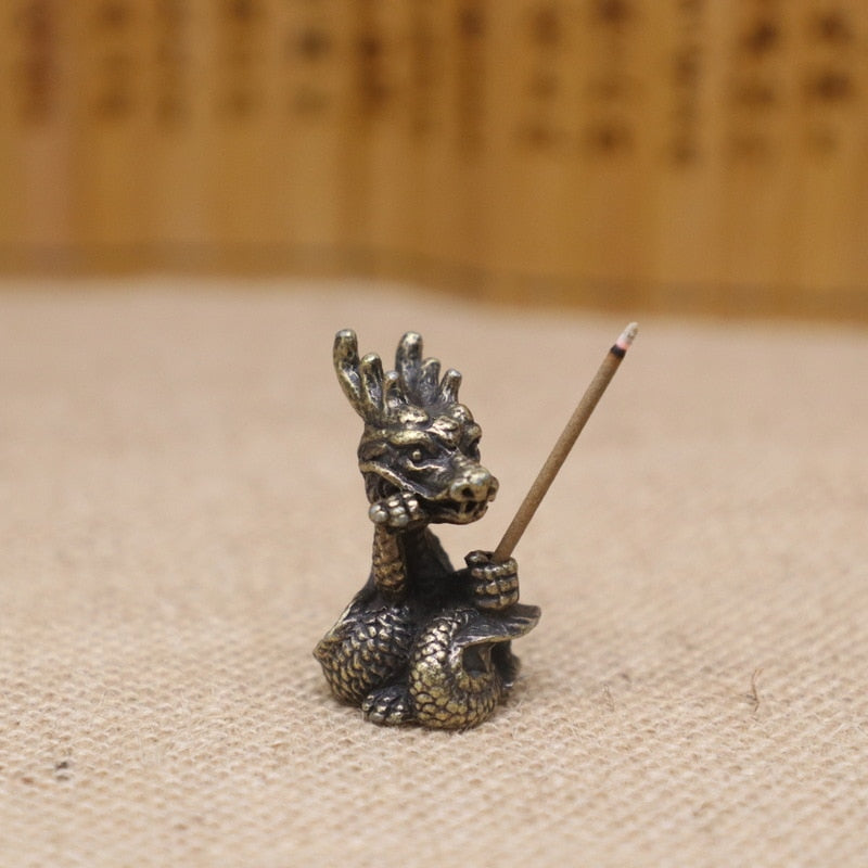 Cute Mini Metal Chinese Zodiac Incense Stick Holder - The Witchy Gypsy