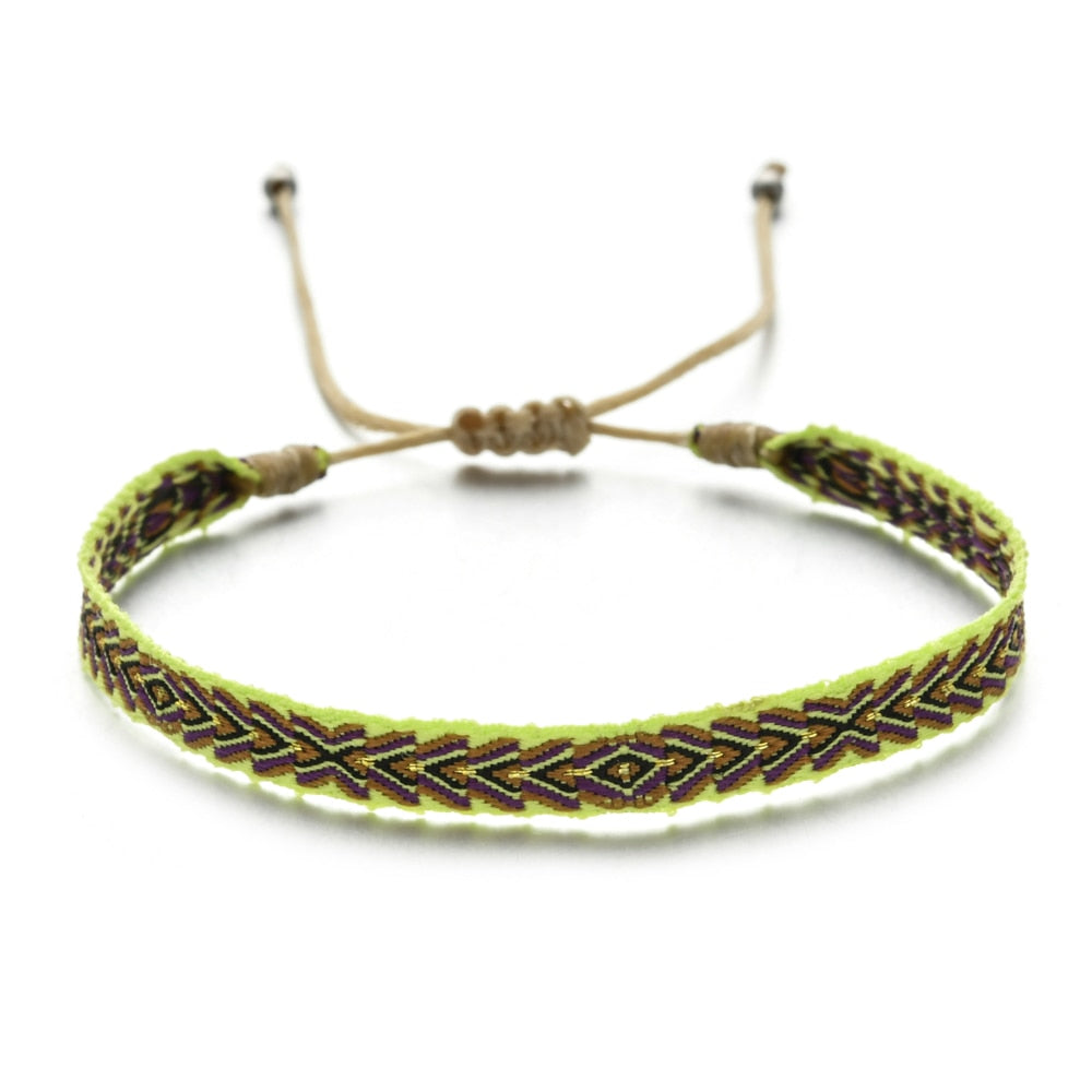 Boho Colorful Woven Rope String Bracelet - The Witchy Gypsy