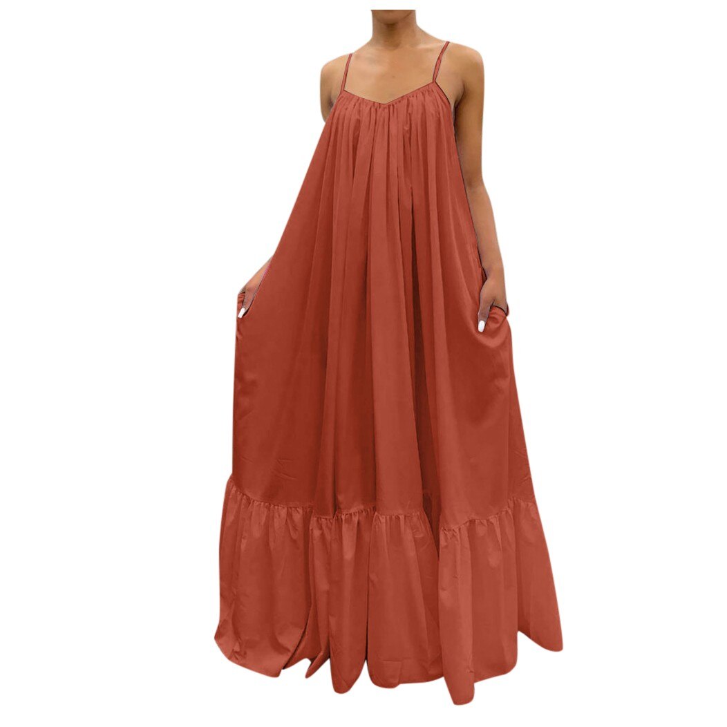 Loose Pleated Beach Sundress - The Witchy Gypsy