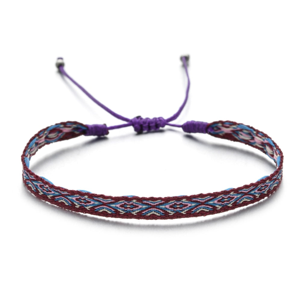 Boho Colorful Woven Rope String Bracelet - The Witchy Gypsy