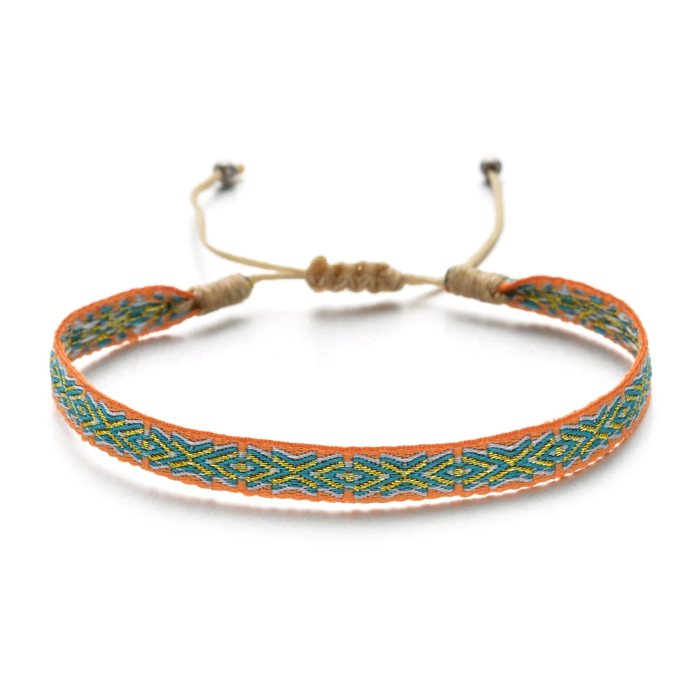 Boho Colorful Woven Rope String Bracelet - The Witchy Gypsy