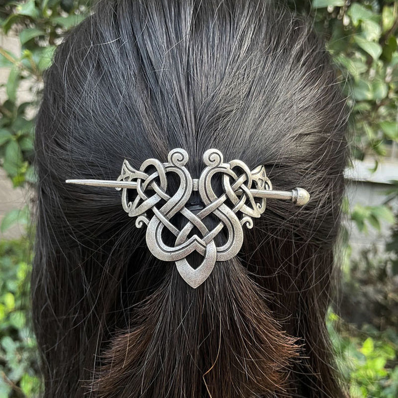 Norse Viking hair clip barrette - The Witchy Gypsy