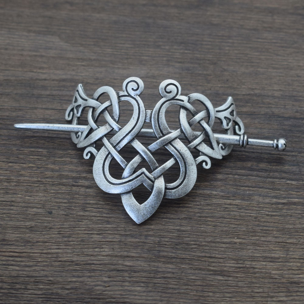 Norse Viking hair clip barrette - The Witchy Gypsy