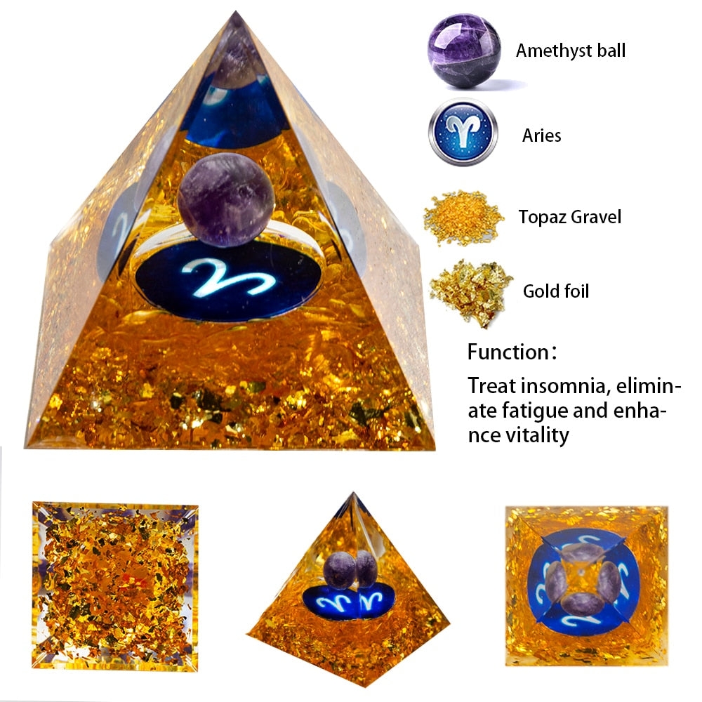 Natural Crystal Energy Generator Pyramid - The Witchy Gypsy