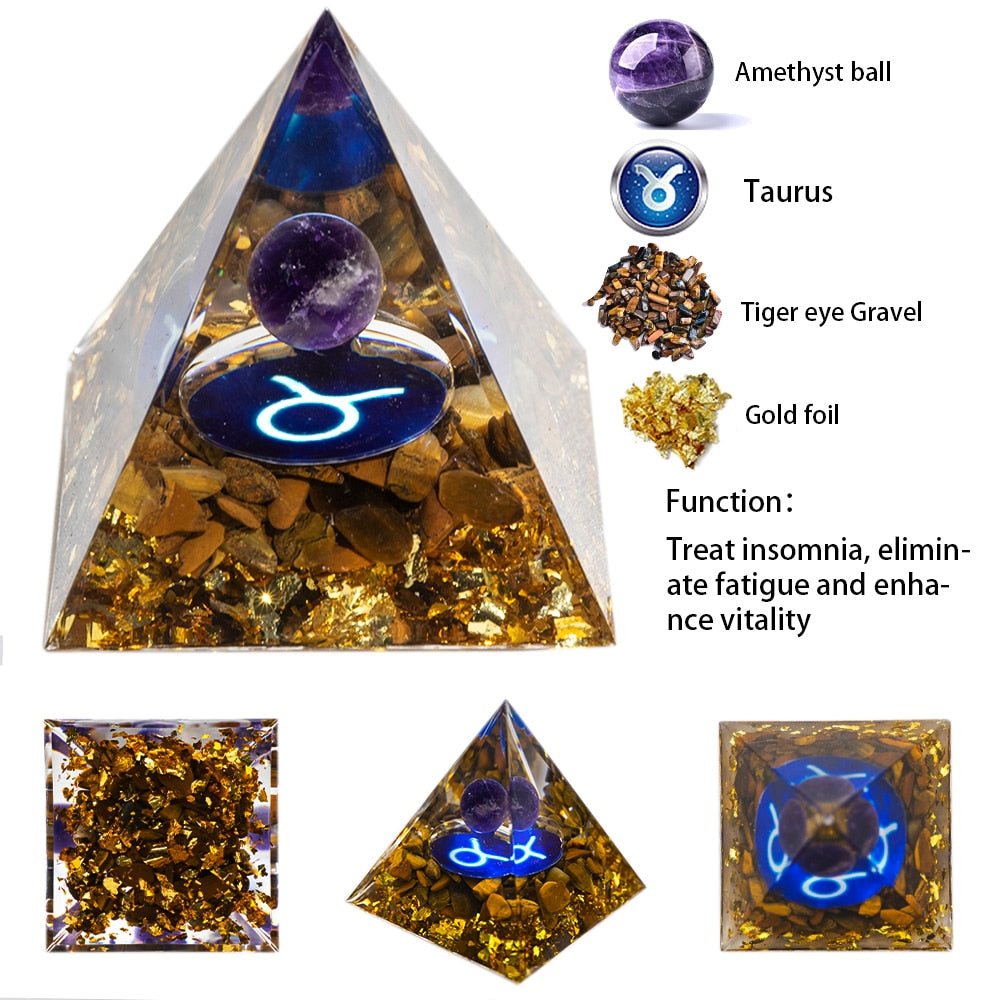 Natural Crystal Energy Generator Pyramid - The Witchy Gypsy